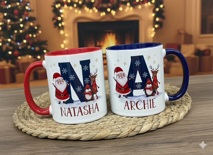 Personalised Christmas Coffee Mug
