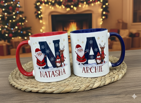 Personalised Christmas Coffee Mug