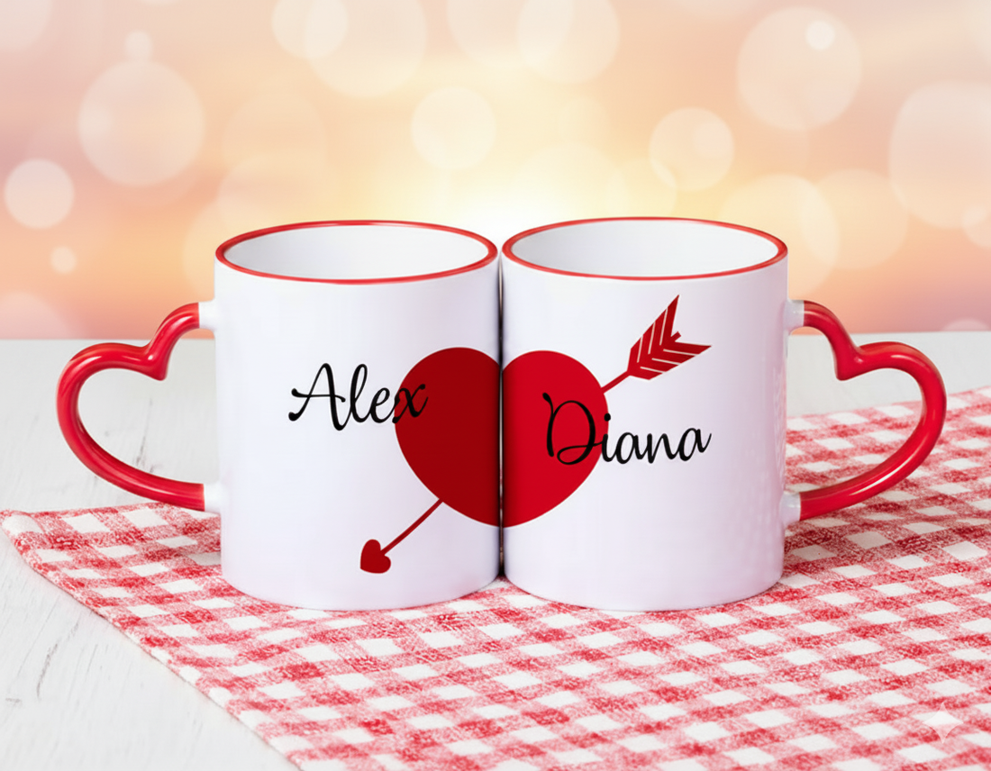 30 Personalised Heart Handle Mug Ideas