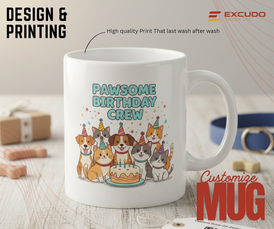 Birthday Gifts – Pawsome Birthday Crew Mug