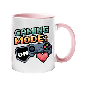 Gaming Mode ON Mug – Retro Controller Coffee Cup for Gamers, Geeks & Streamers