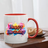 Best Happy Birthday Colour Mug – Fun & Vibrant Gift for Loved Ones and Celebrations