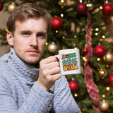 Born to Game Forced to Work Mug Retro Gamer Coffee Cup Funny Gaming Quote GiftTea Mug for Work Desk Game Controller Design Console Players Streamers White Mug