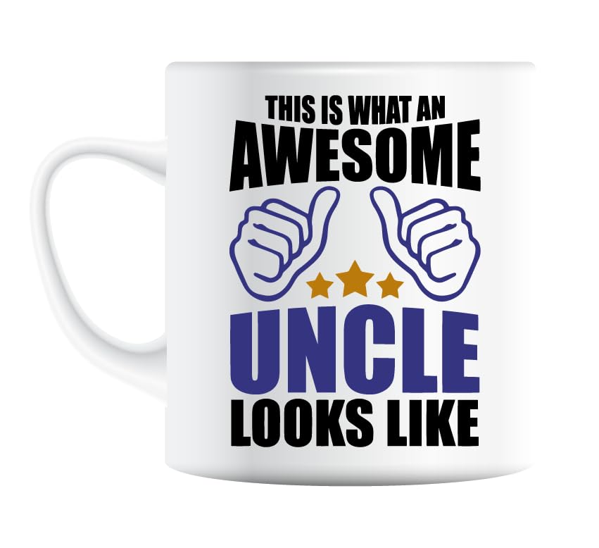 This Is What an Awesome Uncle Looks Like mug in navy