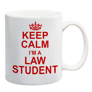 Keep Calm I'm A Law Student Red Mug Gift Present University