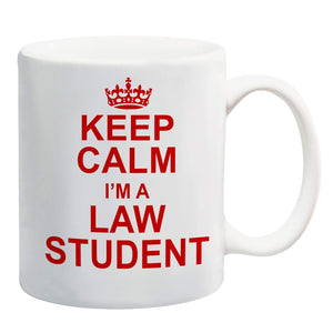 Keep Calm I'm A Law Student Red Mug Gift Present University