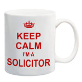 Keep Calm I'm A Solicitor British Legal Profession Joke Mug Gift