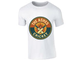 The Ashes Retro Vintage Cricket Badge Kids T-Shirt