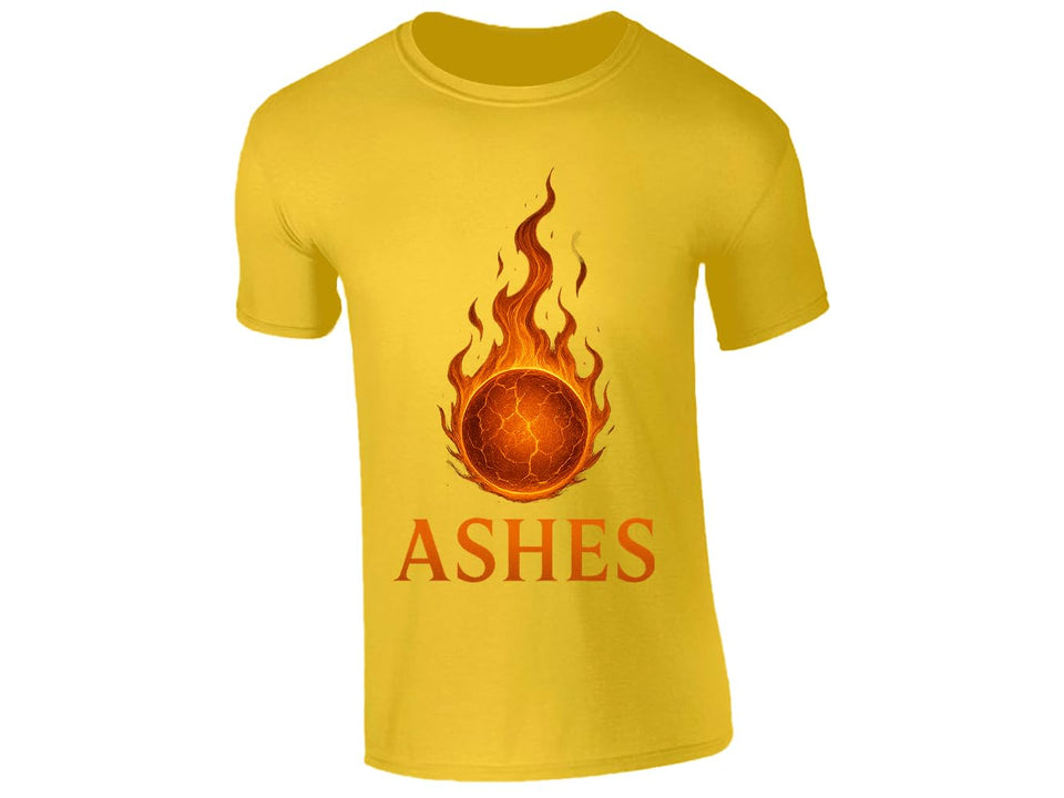The Ashes Fireball Cricket Ball T-Shirt for Kids