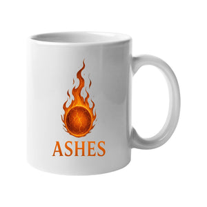 Excudo Trade LTD Ashes-Inspired Cricket Mug – Fiery Flame Ball Design Celebrating The Legendary England and Australia Test Rivalry, for Cricket Fans
