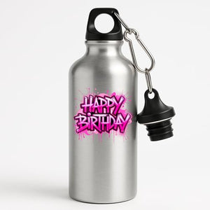 Happy Birthday Water Bottle Gift for Him or Her motivational Leakproof Reusable Sports Fun Hydration Present for Friends Kids Boyfriend Mom Dad Drink