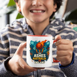 Excudo Trade LTD The Ashes Cricket Australia vs England Sports Rivalry Color Handle Inside Mug Match Ceramic Cup Gift for Fans & Players Daily Use