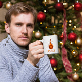 Excudo Trade LTD Ashes-Inspired Cricket Mug – Fiery Flame Ball Design Celebrating The Legendary England and Australia Test Rivalry, for Cricket Fans