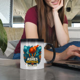 Excudo Trade LTD The Ashes Cricket Australia vs England Rivalry Cup Magic Heat Reveal Cricket Mug Fiery Design Appears with Hot Drink Fun Gift