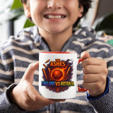 Excudo Trade LTD The Ashes Cricket England Vs Australia Sports Rivalry Color Handle Inside Mug Match Ceramic Cup Gift for Fans & Players Daily Use