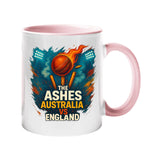 Excudo Trade LTD The Ashes Cricket Australia vs England Sports Rivalry Color Handle Inside Mug Match Ceramic Cup Gift for Fans & Players Daily Use