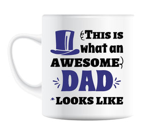 Awesome Mum Dad Mug Set, Parents Present, Mum and Dad Gift, New Baby, Christmas, Anniversary Cup