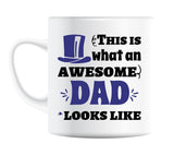 Awesome Mum Dad Mug Set, Parents Present, Mum and Dad Gift, New Baby, Christmas, Anniversary Cup