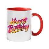 Best Happy Birthday Colour Mug – Funny Colorful Print Gift for Husband, Wife, Dad, Mum, or Partner