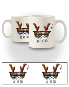 Christmas Funny 'Ho.Ho.No!' Grump Cat Inspired Mug