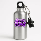 Happy Birthday Water Bottle Gift for Him or Her Leakproof Washable Sports Fun Hydration Birthday Present for Friends Kids Boyfriend Mom Dad Drink Outsider