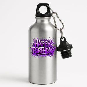Happy Birthday Water Bottle Gift for Him or Her Leakproof Washable Sports Fun Hydration Birthday Present for Friends Kids Boyfriend Mom Dad Drink Outsider