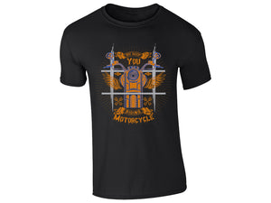 We Keep You Riding Motorcycle Mens T-Shirt – Biker Style Graphic Tee