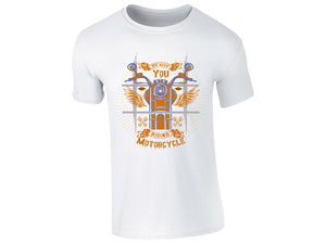 We Keep You Riding Motorcycle Mens T-Shirt – Biker Style Graphic Tee