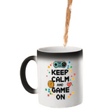 Heat-Sensitive Color-Changing Magic Mug Ceramic Coffee Cup for Hot Drinks Gifting