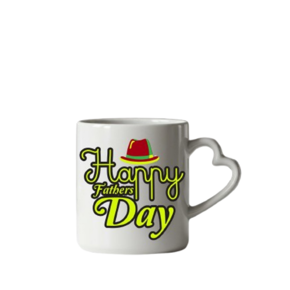 Father’s Day Gift Mug in 2025  Unique Heart Handle Coffee Cup – 25% OFF