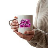 Best Happy Birthday Heart-Shaped Mug – Romantic Gift for Him, Her, Kids, or Couples
