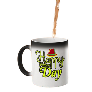 Don't Miss This 2025 Gift! Magic Colour Changing Father's Day Mug with Red Hat Design