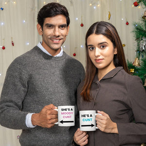 Couples Mug Set, Funny Joke Gift, Anniversary, Birthday, Christmas, Wedding Present
