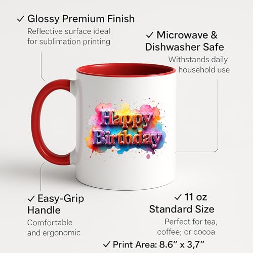 Best Happy Birthday Colour Mug – Fun & Vibrant Gift for Loved Ones and Celebrations