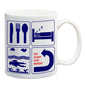 Eat Sleep Dive Repeat Mug Gift Present Scuba Diving