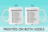 Livinges Senior Citizen Texting Code Mug Funny Senior Citizen Gifts Funny 65th Birthday