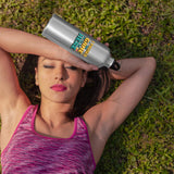 I Paused My Game to Be Here Water Bottle Funny Gamer Hydration Bottle Controller Design Reusable Video Game Gift for Him Her Geek Nerd Bottle for Teens Console Players Streamers