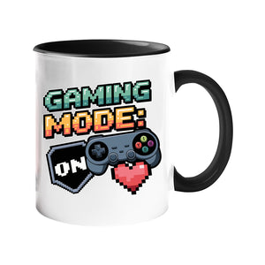 Gaming Mode ON Mug – Retro Controller Coffee Cup for Gamers, Geeks & Streamers
