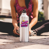 Happy Birthday Water Bottle Colourful Reusebale Fun Surprise Gift Present Birthday for Him Her or Kids Drink for School Travel Gym or Boyfriend outsider Office Portable