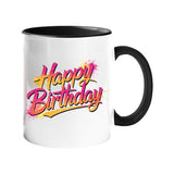 Best Happy Birthday Colour Mug – Funny Colorful Print Gift for Husband, Wife, Dad, Mum, or Partner