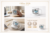 Excudo Trade LTD Office 2026 Collection, MONDAY BLUES? more like MONDAY BREWS! – Premium Workday Companion